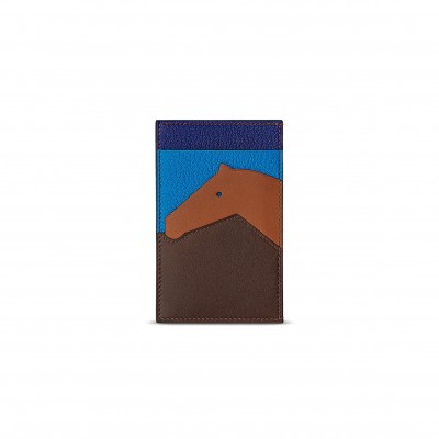 HERMES LITTLE HORSES CARD HOLDER H078317CAAA (11*7cm)